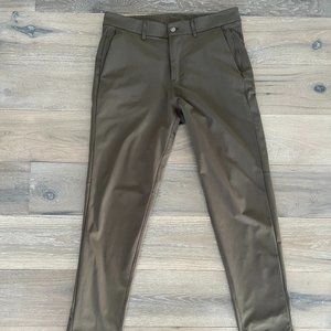 Lululemon ABC Slim 32/30 Olive Green